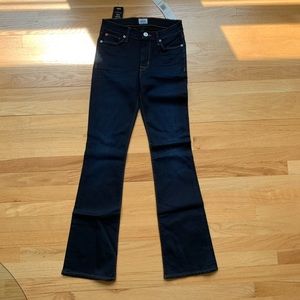 NWT HUDSON petite love midrise bootcut elysian denim size 27.